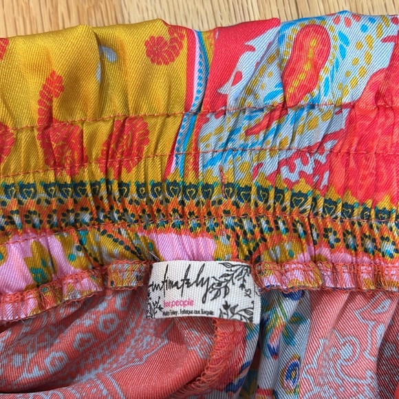 Free People Patchwork Pajama Pants Size XS - Picture 4 of 5